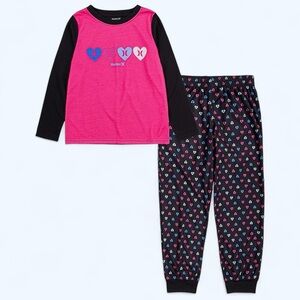 NWT Girls Hurley Pj Set